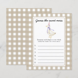 Guess the Sweet Mess game - Little goose