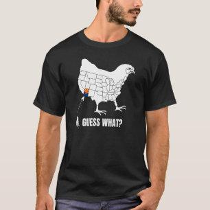 Guess What Chicken Butt Arizona Az Usa Map T-Shirt