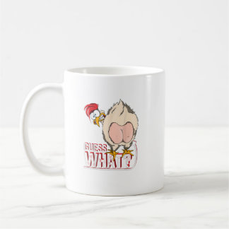 Guess What Chicken Butt Chicken Lover Farm  Coffee Mug