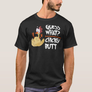Guess What Chicken Butt  Farm Animal Chick  Joke T-Shirt
