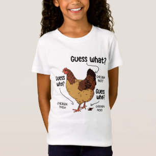 Guess What Chicken Butt, Funny Chicken Lover T-Shirt