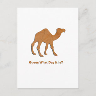 GUESS WHAT DAY IT IS? POSTCARD