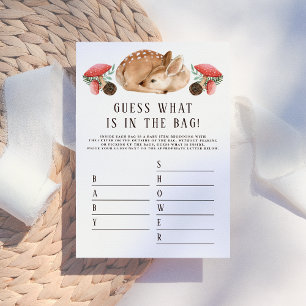 Guess What Is In The Bag Baby Secker Shower Game Invitation