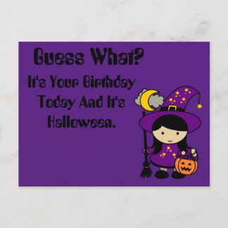 Guess What? It's Your Birthday Today Postcard
