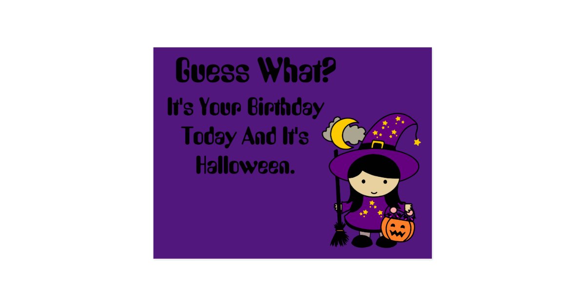 Guess What? It's Your Birthday Today Postcard Zazzle.co.uk
