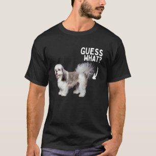 Guess What Shih Tzu Butt ! Funny Dog Mom Dad Rescu T-Shirt