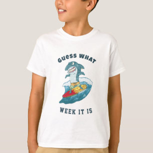 Guess What Week It Is Funny Shark Vintage T-Shirt