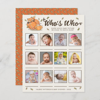 Guess Which Guest's Baby Picture Baby Shower Game