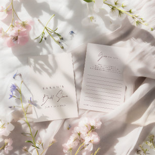 Guess Who Am I Burgundy Pink Bridal Shower Game