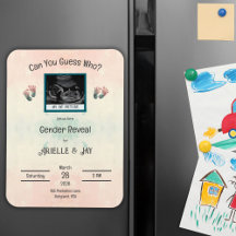 "Guess Who" Gender Reveal Ultrasound Baby Shower