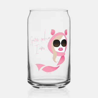 Guess Who I Am - The White Lotus Can Glass