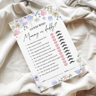 Guess Who   Mummy or Daddy   Baby Shower Game