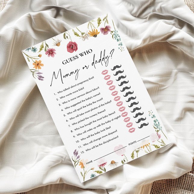 Guess Who | Mummy or Daddy | Baby Shower Game (Creator Uploaded)