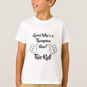 Guess Who's Adopted Now? - Custom Name Shirt