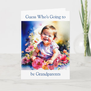 Guess Who's Going to be Grandparents Card