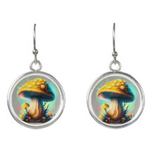 Guessowii Amanita Muscaria Earrings 