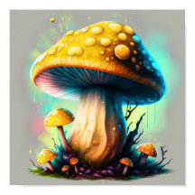 Guessowii Amanita Muscaria Poster