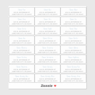 Guest Address Labels