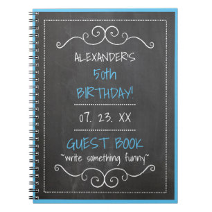 Guest Book 50th Birthday Party Celebration