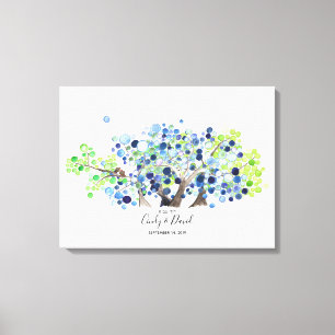 Guest Book Alternative - Canvas - Romantic Forest