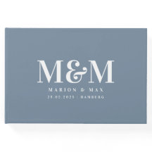 guest book Dusty Blue 01