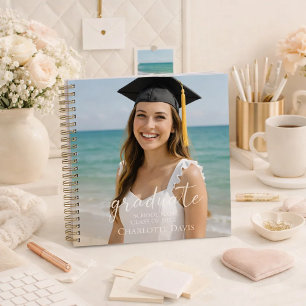 Guest book graduation photo script 