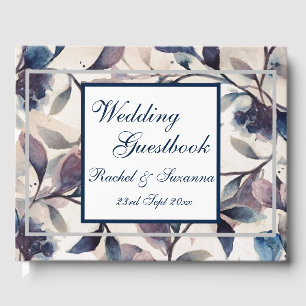 Guest Book - Lilac Foliage Floral