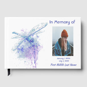 Guest Book Memorial Dragonfly Nature