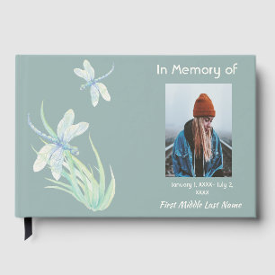 Guest Book Memorial Dragonfly Nature