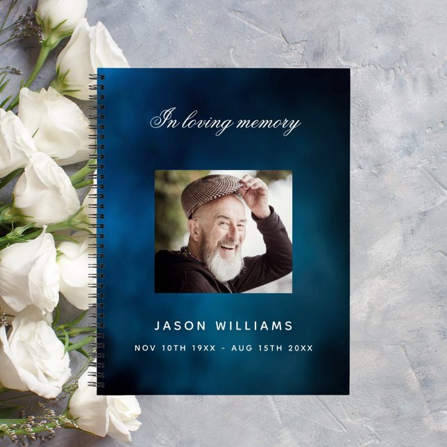 Guest book memorial funeral blue sky photo (Creator Uploaded)