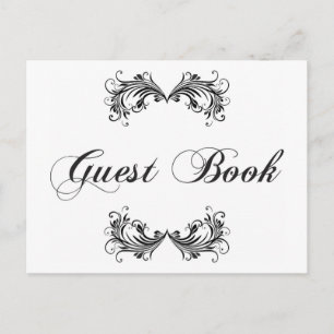Guest Book Postcard