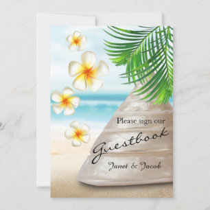 Guest Book Sign - Wedding on the Beach