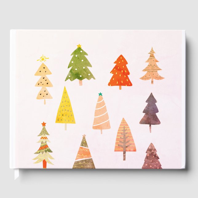 GUEST BOOK TREES CHRISTMAS (Front)