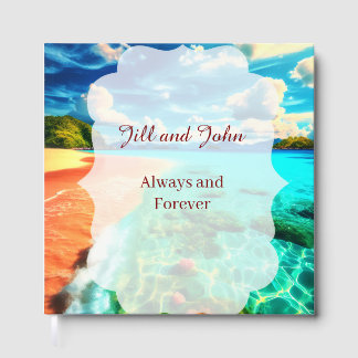 Guest Book Wedding Beach Custom Keepsake