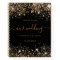 Guest book wedding black gold glitter monogram
