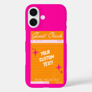 Guest Check Personalised Quote  iPhone 16 Case