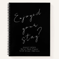 Guest Feedback Guest Book Black