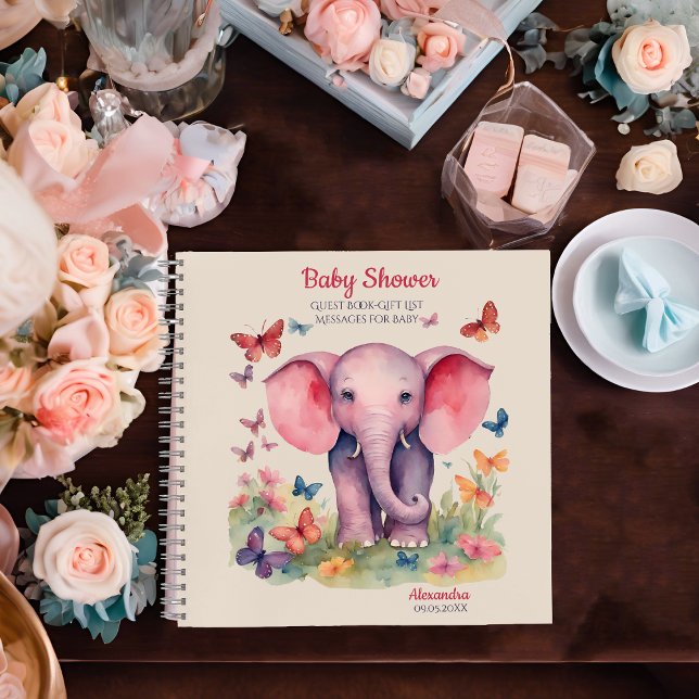Guest Gift List Baby Shower Notebook (Creator Uploaded)