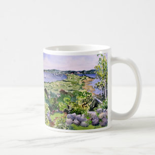guest house view coffee mug