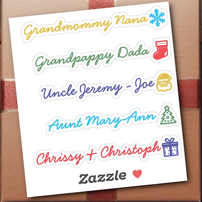 Guest List Cute Christmas Symbols (Creator Uploaded)