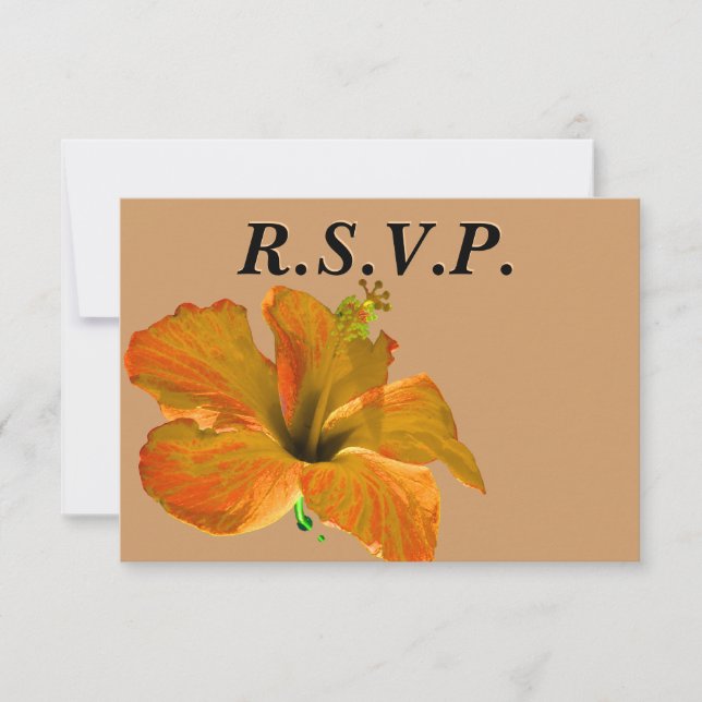 Guest RSVP Fall Wedding (Front)