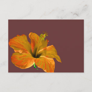 Guest RSVP Wedding Reply Card Autumn Colours