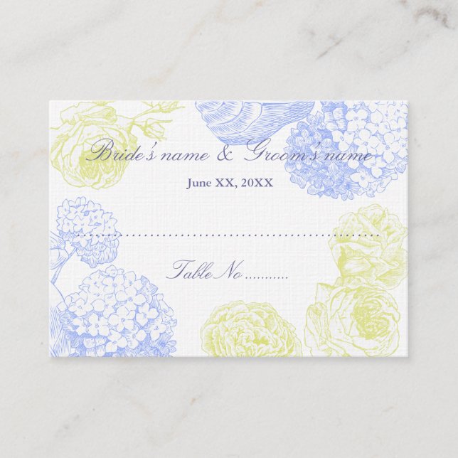 Guest Seating Card (Front)