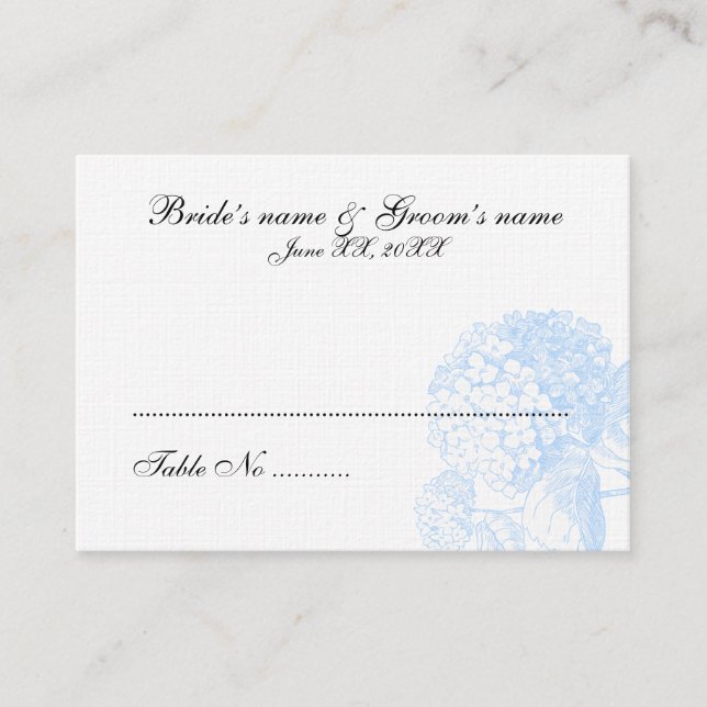 Guest Seating Card (Front)