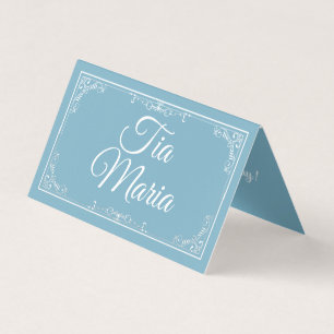 Guest Table Name Card - Quinceañera Mini Thank You