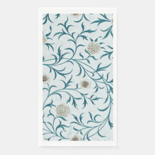 GUEST TOWEL : WILLIAM MORRIS : FLORAL DESIGN NAPKIN
