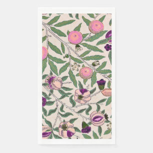 GUEST TOWEL : WILLIAM MORRIS : POMEGRANATES NAPKIN