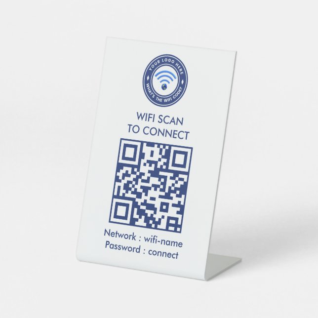 Guest Wi‑Fi QR Code Sign | Wi‑Fi  (Front)