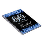 Guestbook 60th Birthday Party Sparkles Blue