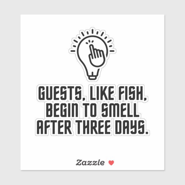Guests like fish (Sheet)